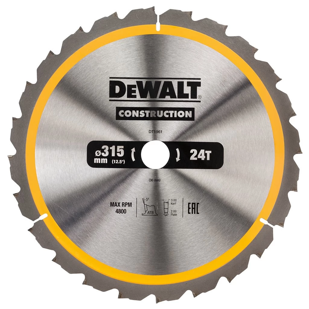 Ripzāģa asmens DeWALT DT1184-QZ
