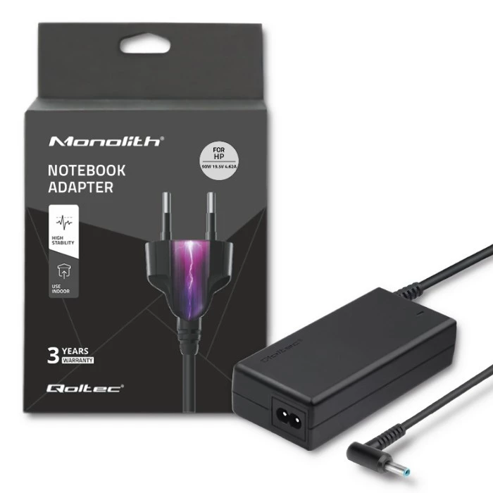 Qoltec barošanas bloks HP klēpjdatoriem 90W