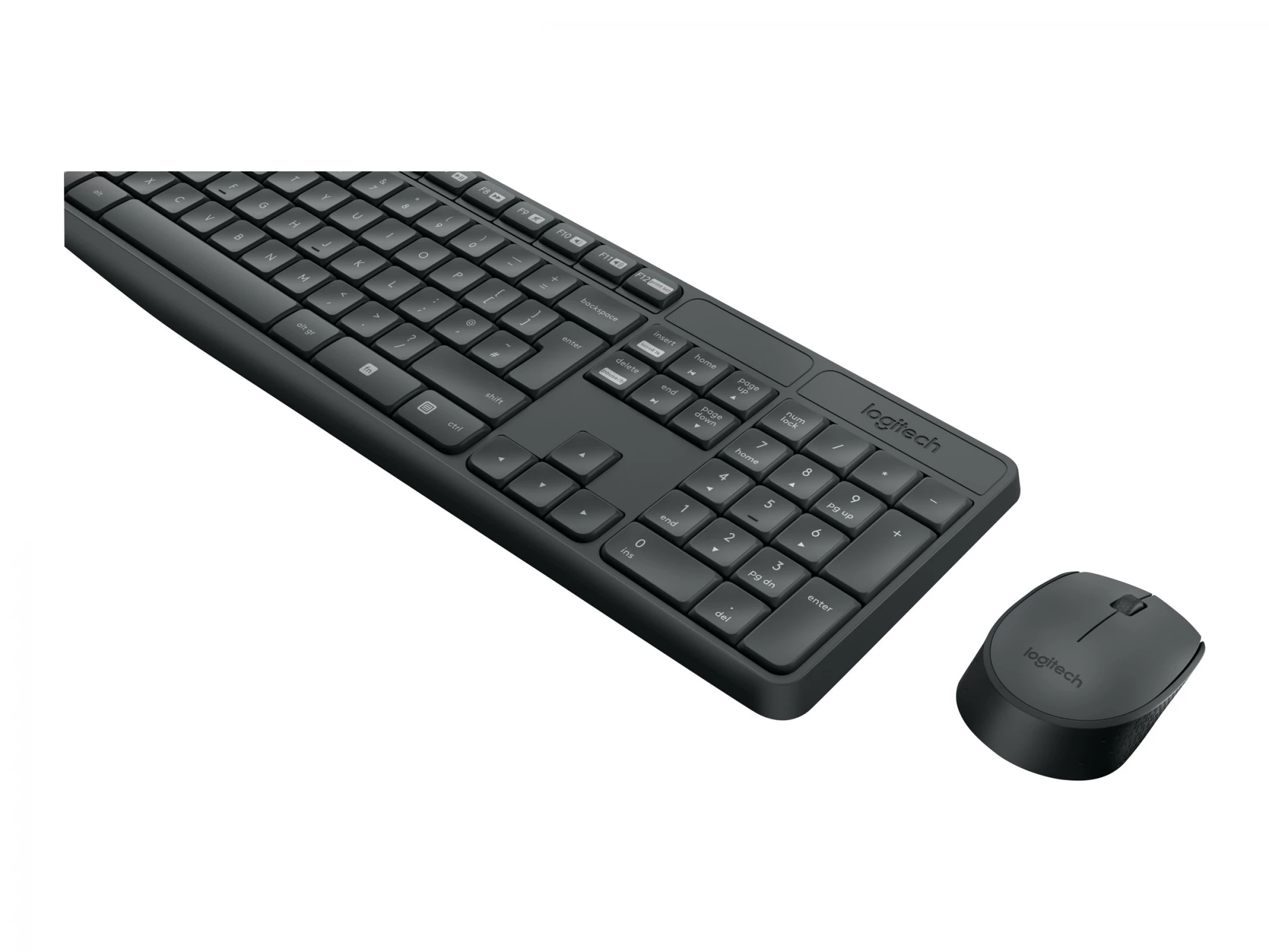 Logitech MK235 bezvadu tastatūras un peles