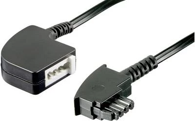 Basetech telefona (analogais) pagarinātājkabelis [1x TAE-F-Spraudnis