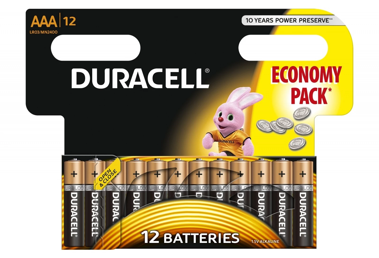 Duracell AAA vienreizējās lietošanas baterija, sārma
