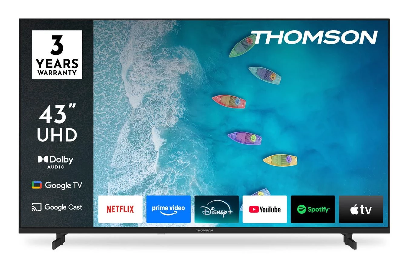 TV Set|THOMSON|43 |4K Ultra HD|3840 x