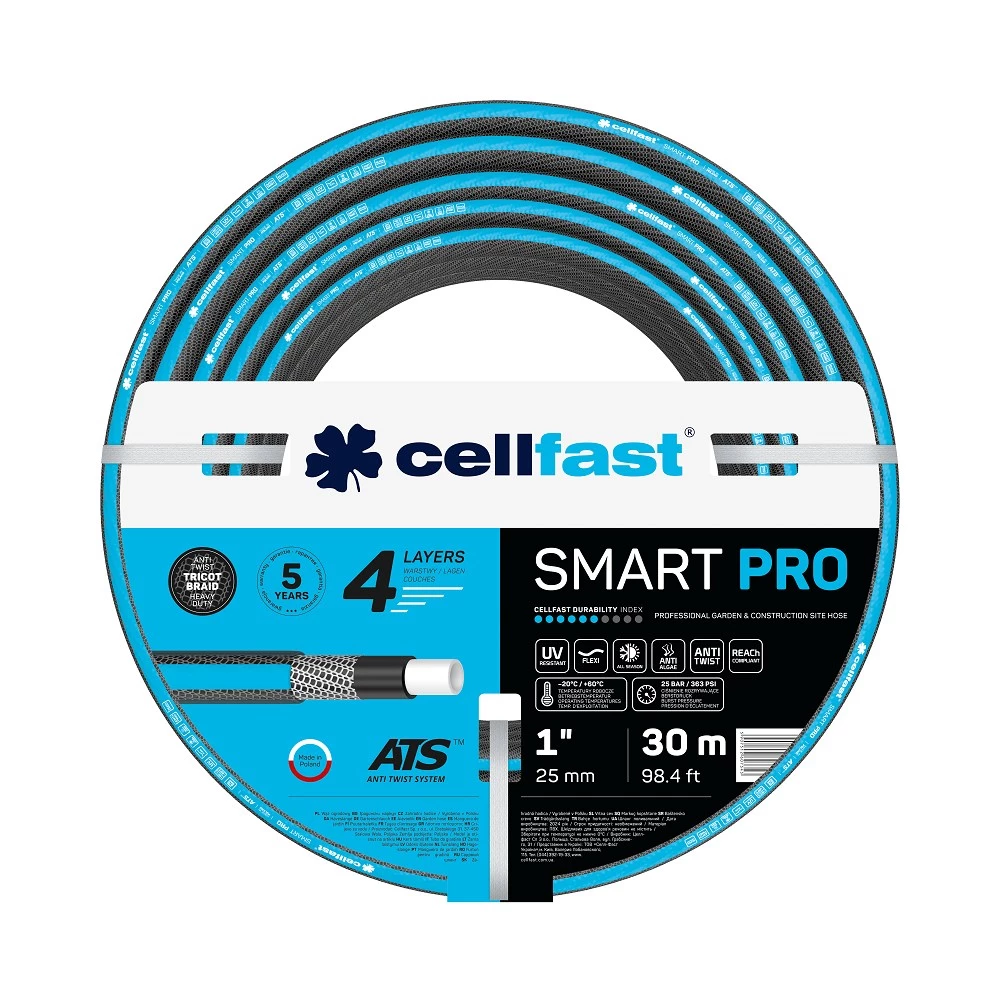 Dārza šļūtene Cellfast Smart Pro ATS
