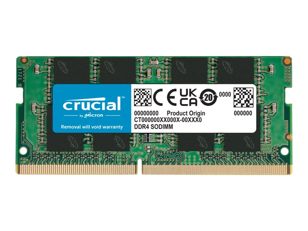 Crucial DDR4 8GB 3200MHz CL22 Ikke-ECC