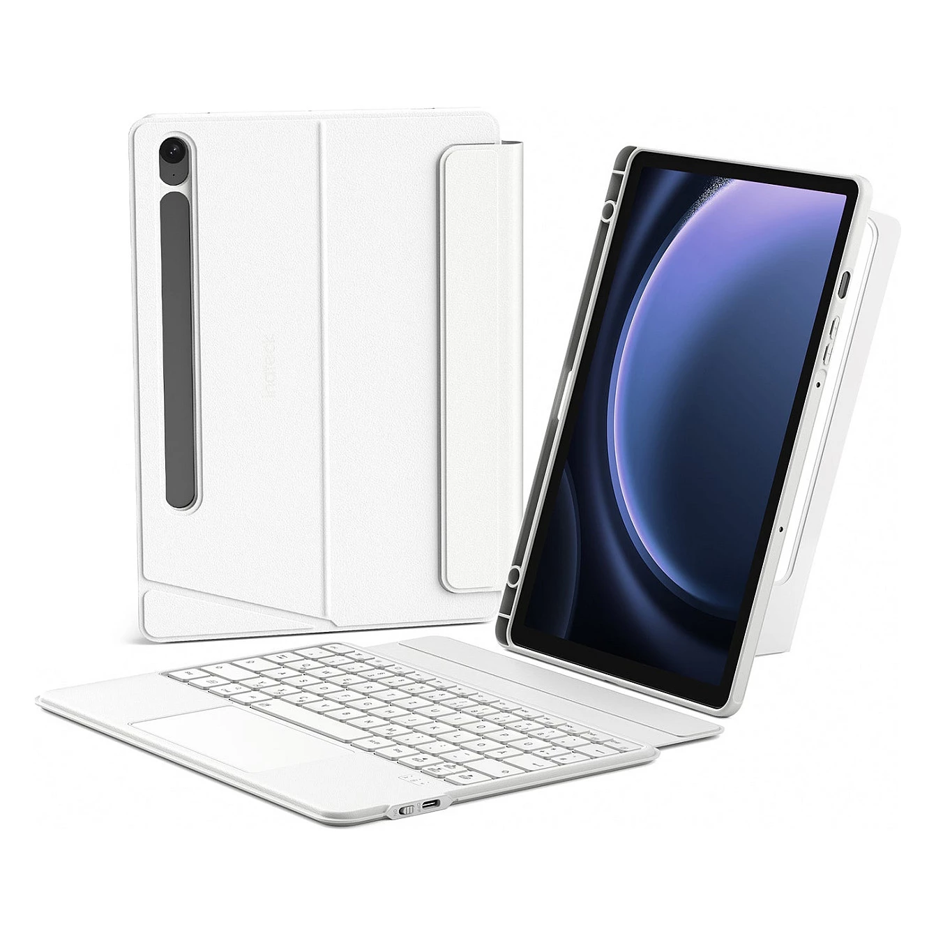 Folio maciņš ar Bluetooth tastatūru Inateck