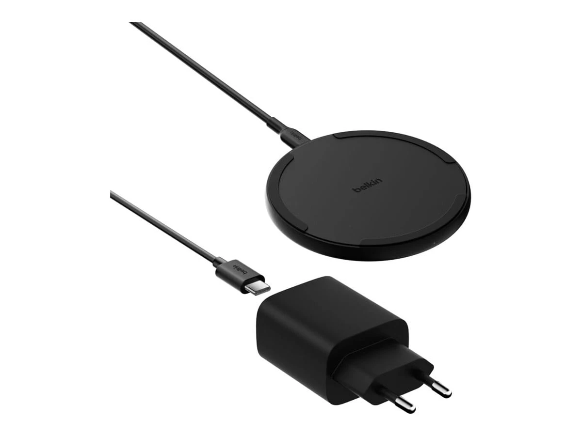 Bezvadu lādētājs Belkin WIA012KQBK 15W ar