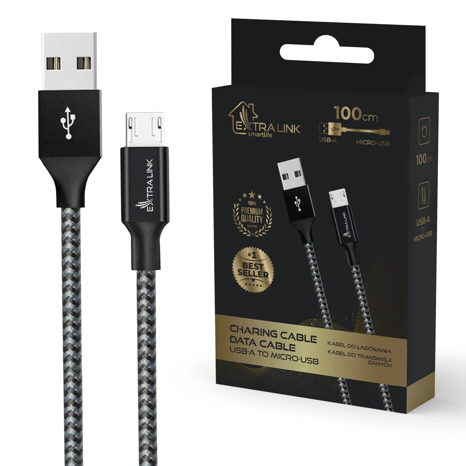 Uzlādes kabelis Extralink Smart Life 15W