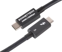 Sonnet Cable Thunderbolt 5 Melns -