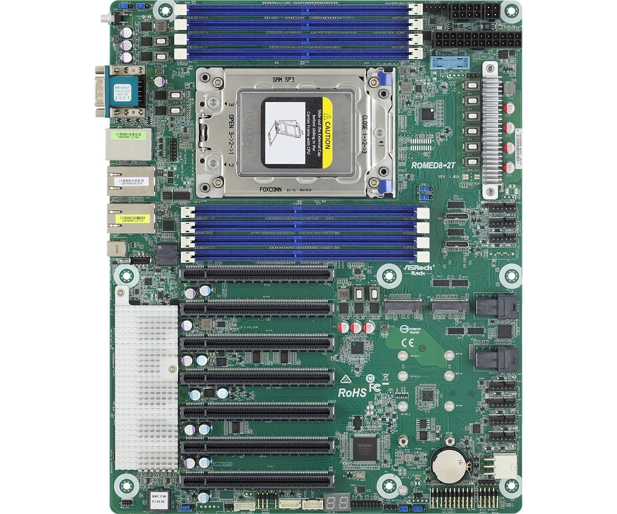 Mātesplate ASRock ROMED8-2T ATX AMD EPYC