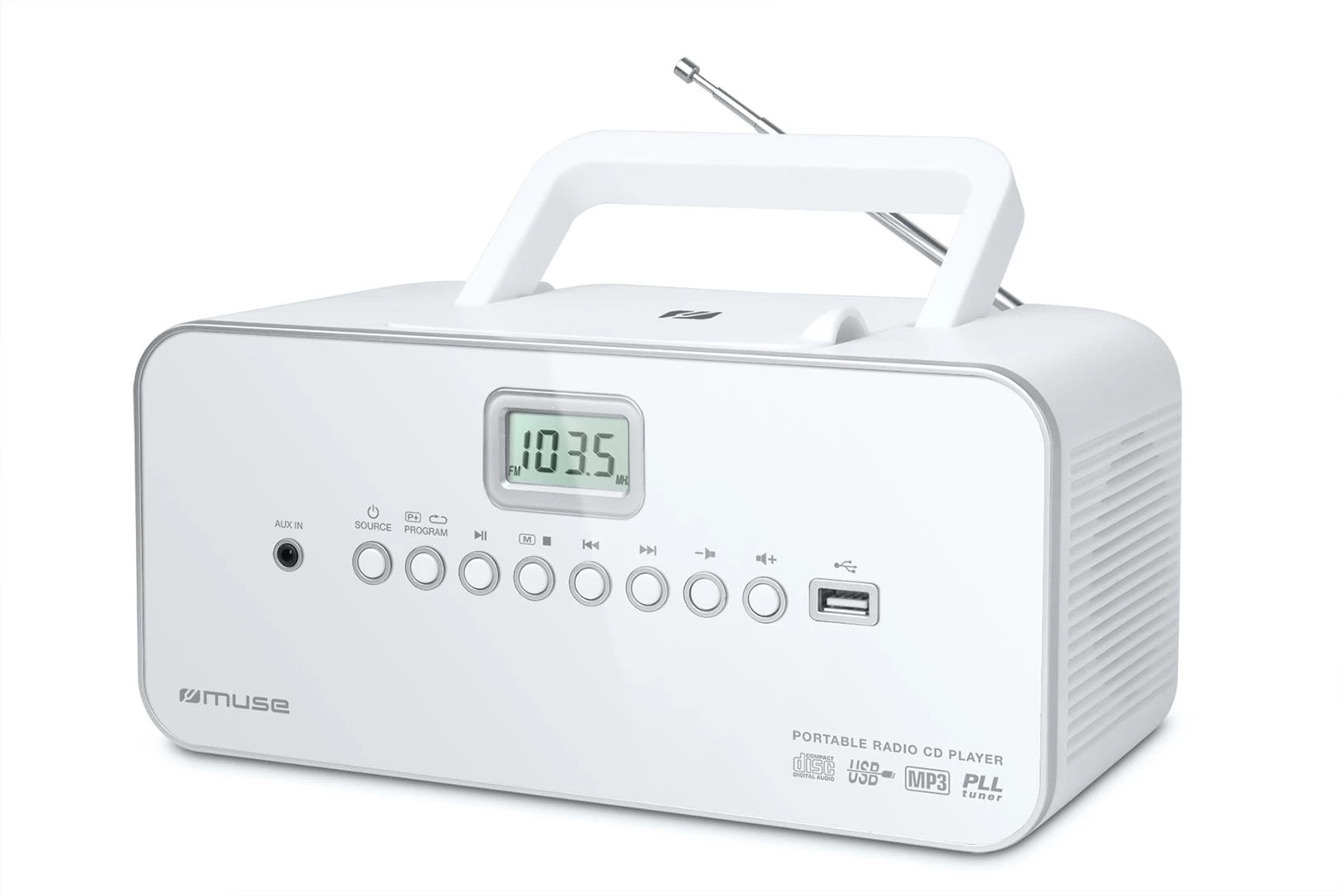 Pārnēsājama stereo sistēma Muse M-28RDW —