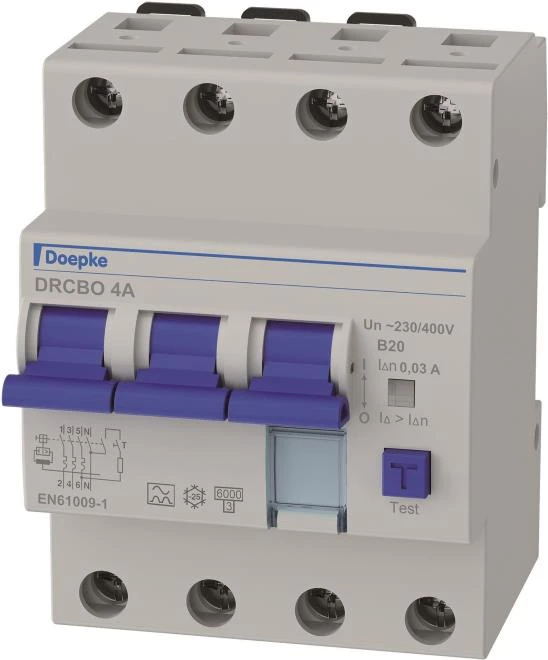 Doepke DRCBO 4 B20/0.03/3N-AFI-/LS-Kombination 3p+N
