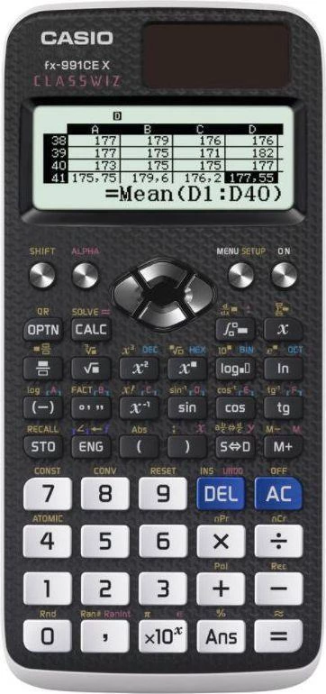 CASIO ZINĀTNISKAIS KALKULATORS FX 991CEX CLASSWIZ