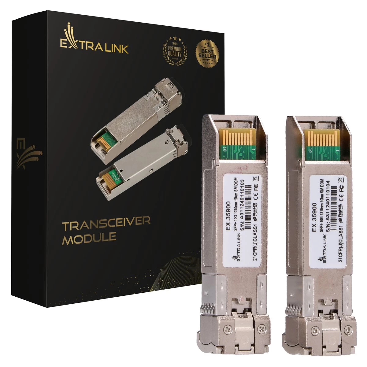 Extralink SFP+ 10G 2 komplekts |