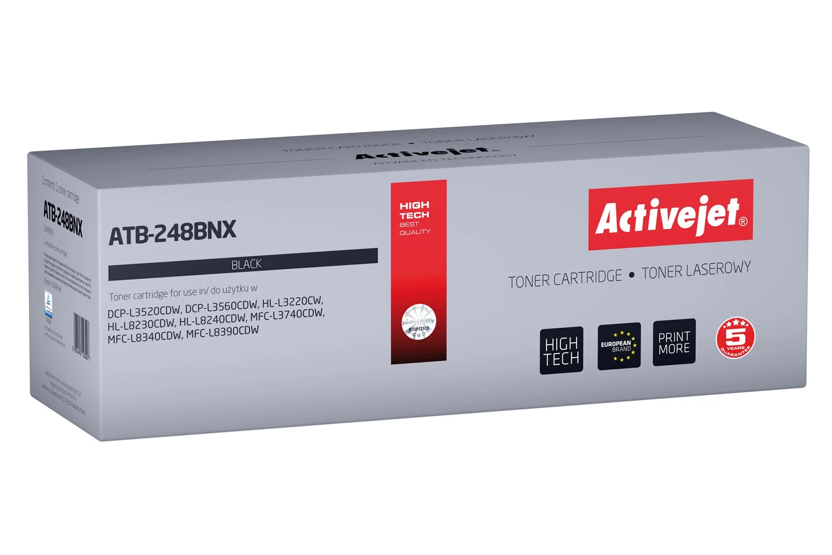 Activejet ATB-248BNX Toner (aizstāj Brother TN248XLBK