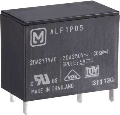 Panasonic PCB relejs 5 V/DC 25