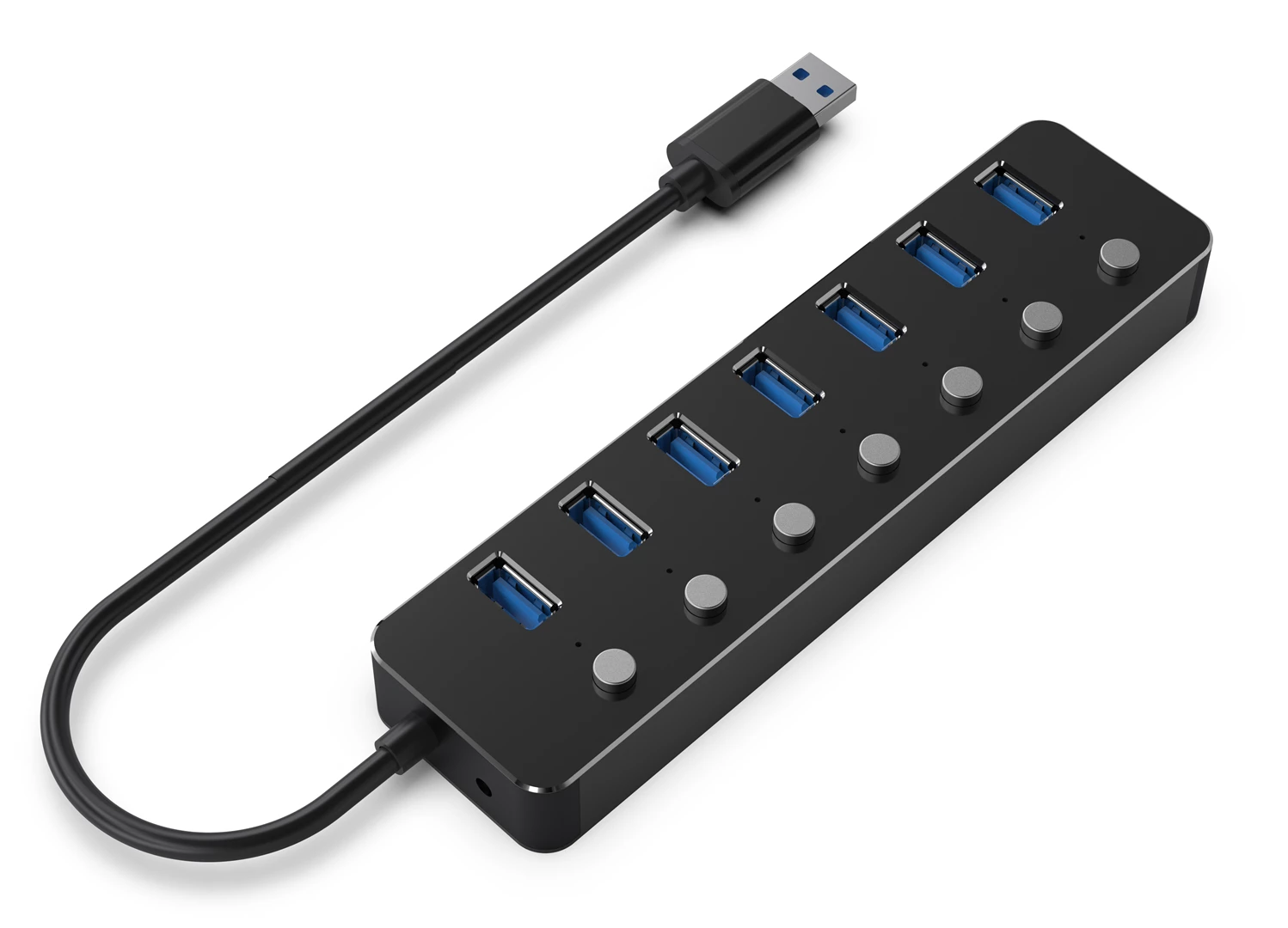 USB centrmezgls Gembird UHB-U3P7P-01, 7 porti