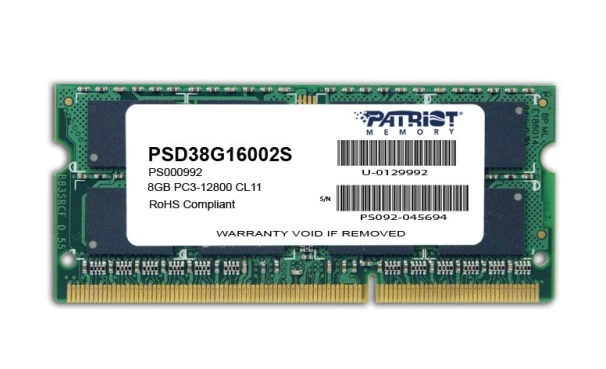 Memory Signature PSD38G16002S DDR3 SO-DIMM 1