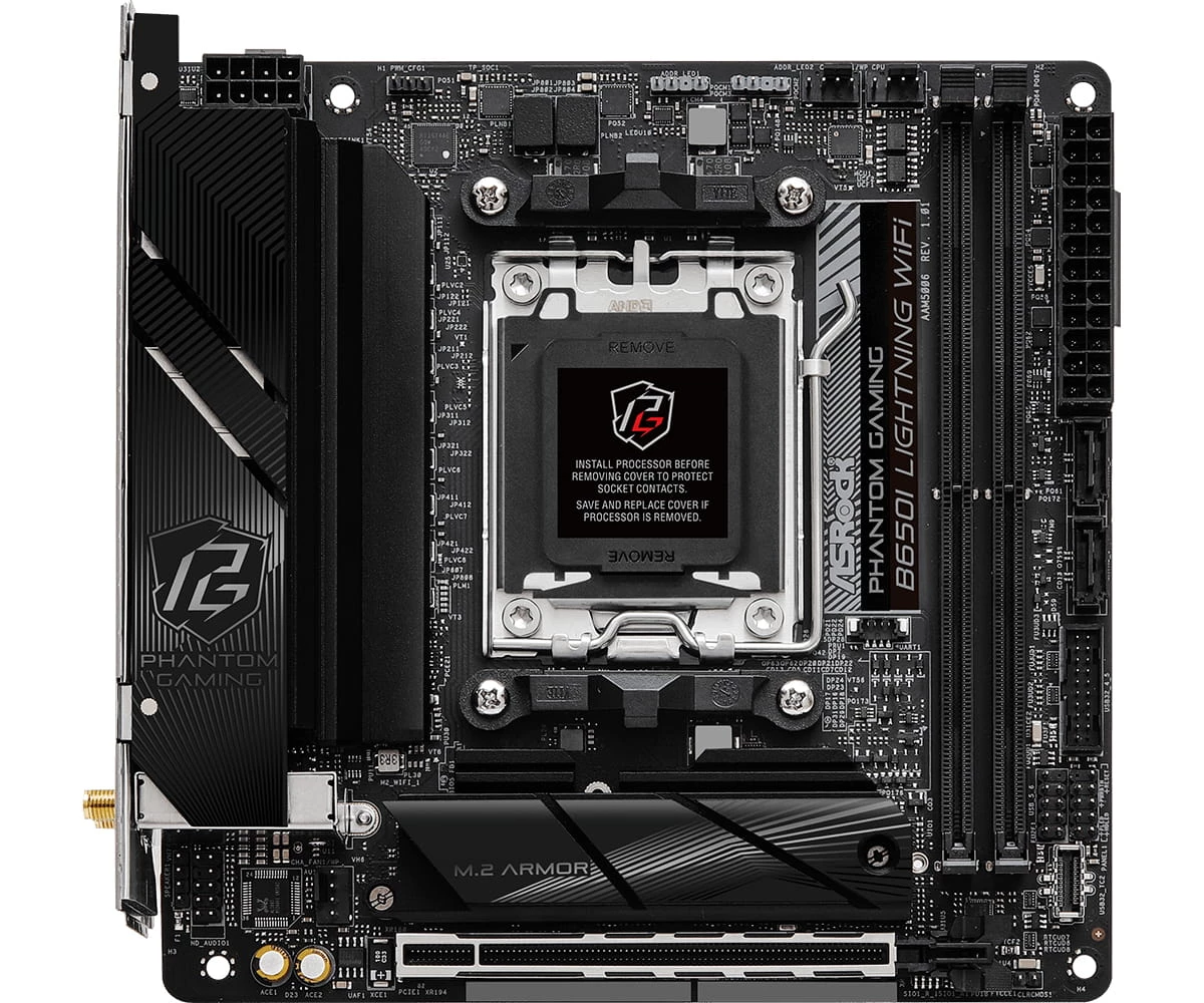 Mini-ITX mātesplate ASRock B650I Lightning WiFi