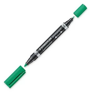 STAEDTLER Lumocolor Duo Double-Tip Permanent Marker