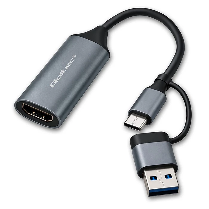 USB-C uz USB-A un HDMI 4K