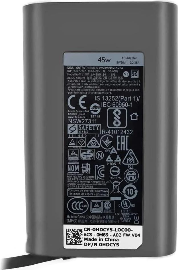 Dell 450-AFKZ maiņstrāvas adapteris, 45W, 19