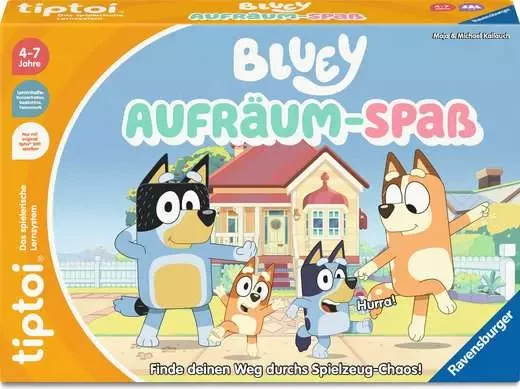 Galda spēle tiptoi Bluey Tidy-Up Fun