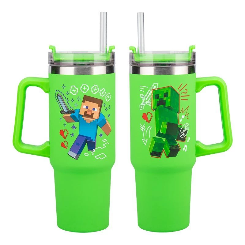 Paladone Minecraft Green 900ml Izolēta Krūze