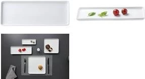 Taisnstūra porcelāna šķīvis ritzenhoff & breker