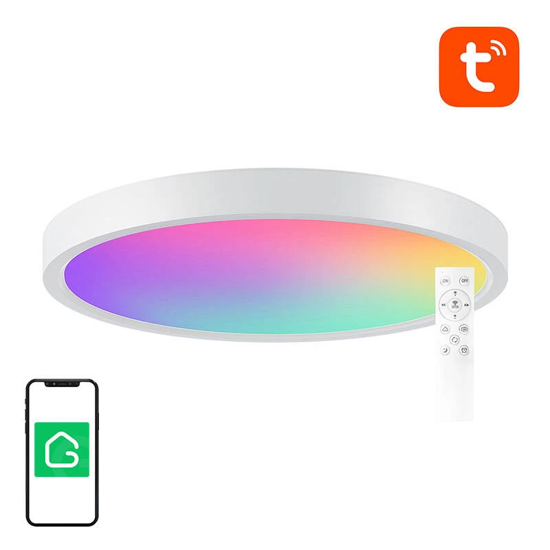 Griestu lampa 30cm WiFi/Bluetooth 16M RGBCW