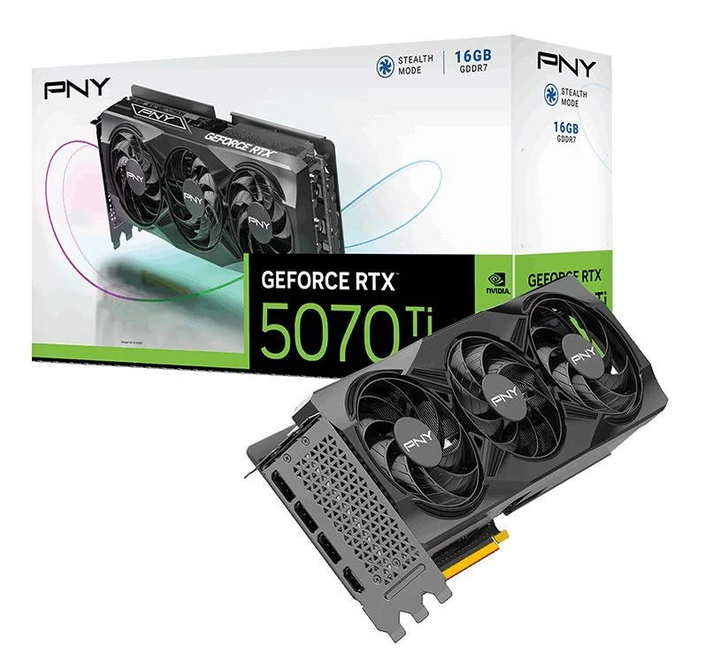 Grafikas karte PNY GeForce RTX5070Ti 16GB