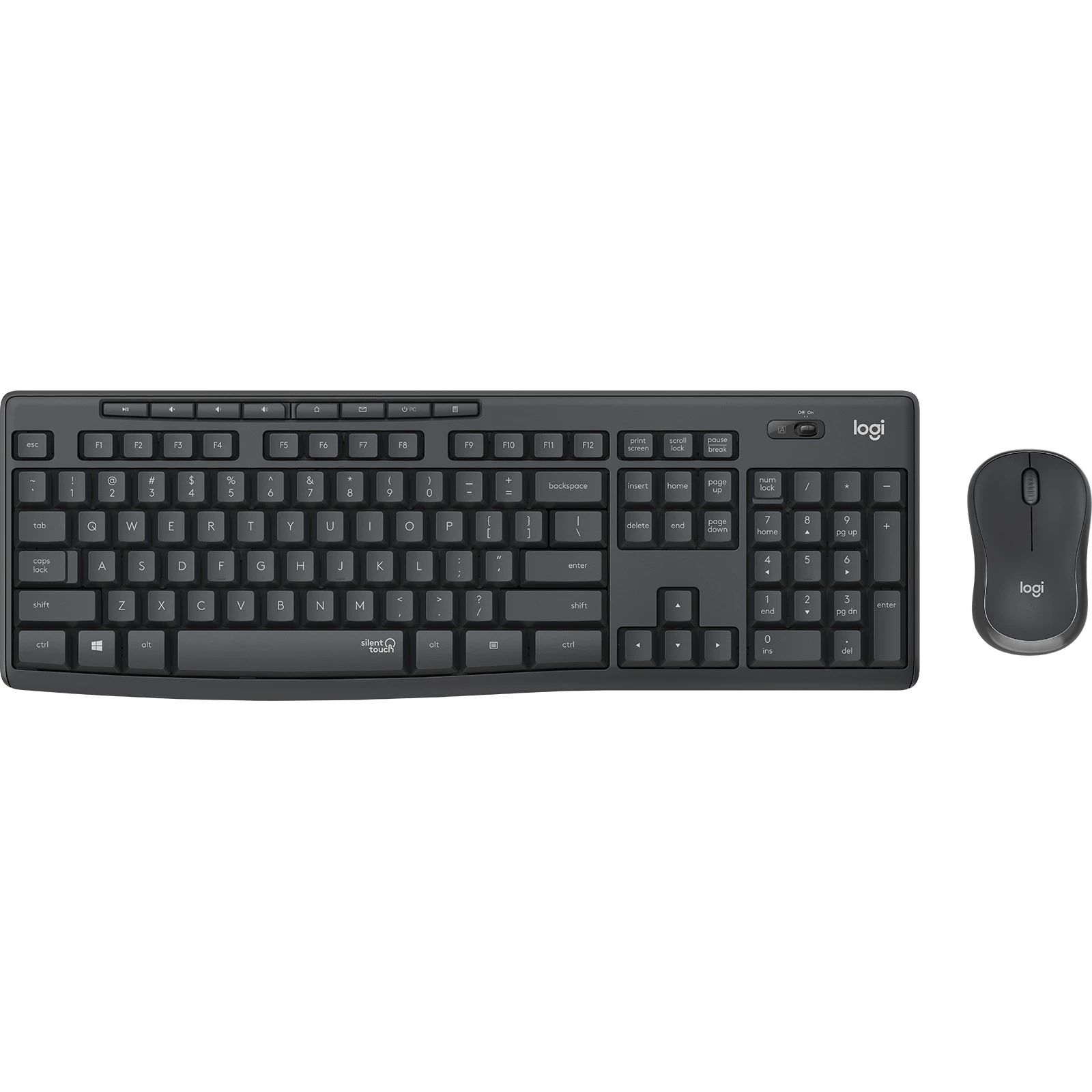 LOGITECH MK295 Klusais Bezvadu Kombinācija -