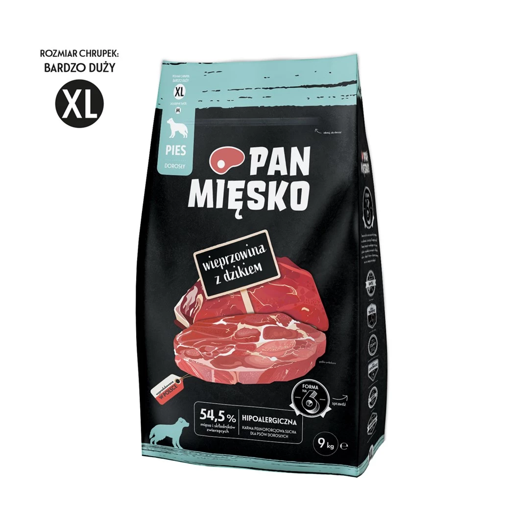 Sausā suņu barība Pan Miesko Mr