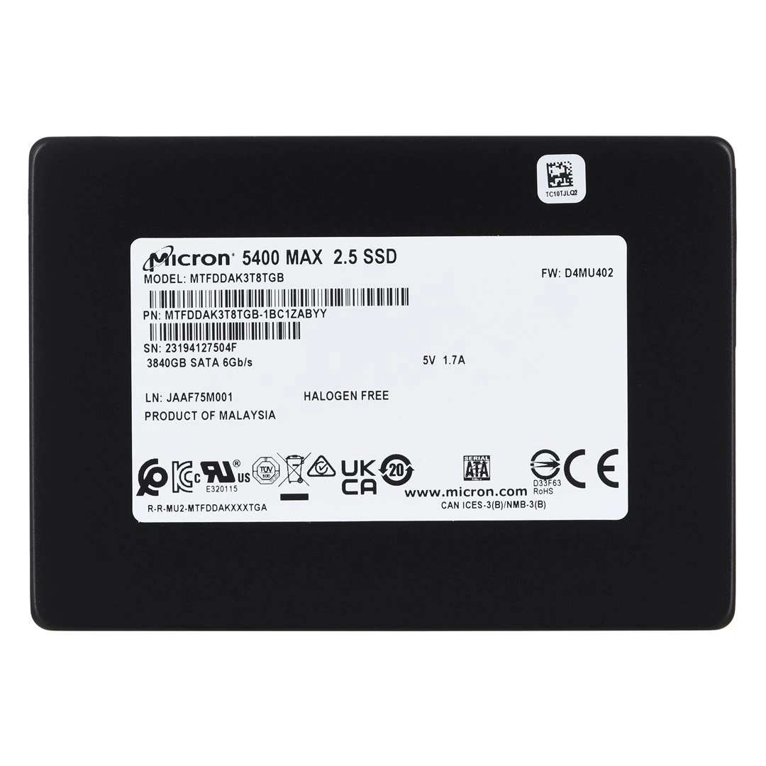 SSD disks 5400 MAX 3840GB SATA