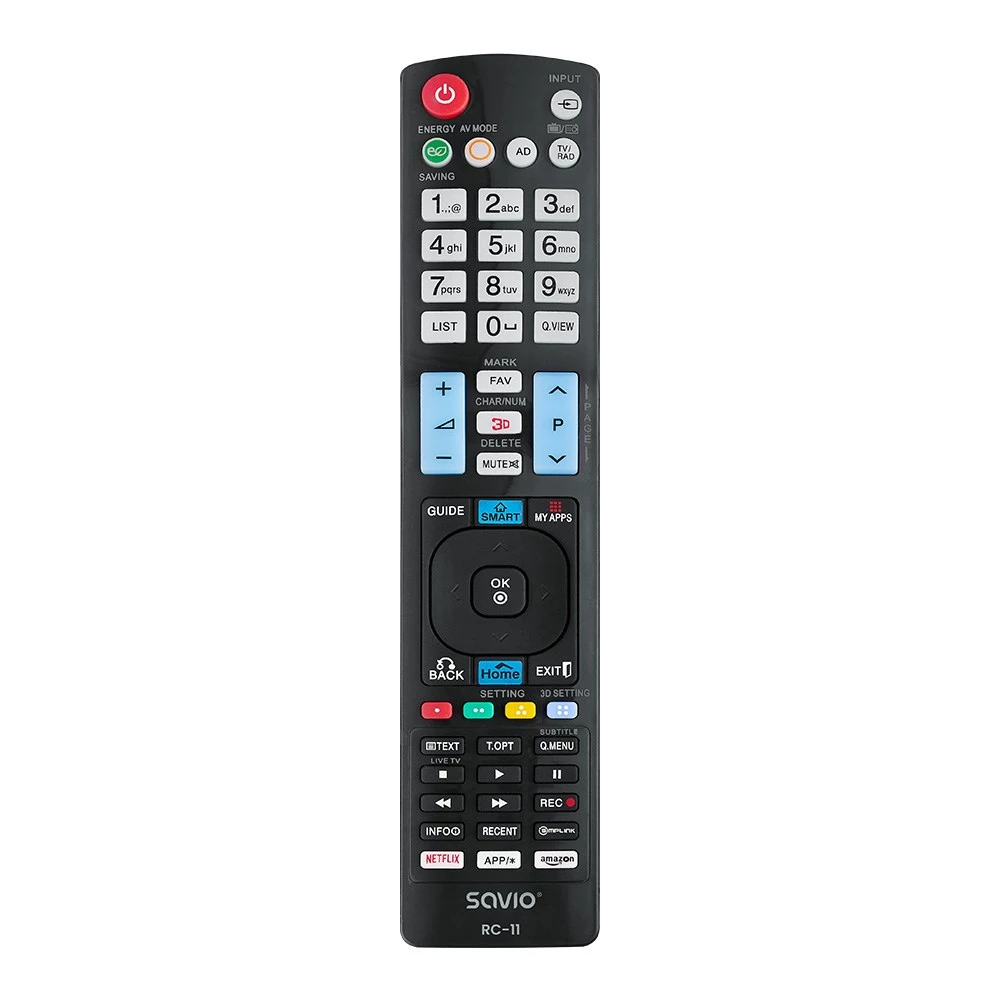 SAVIO RC-11 infrasarkanais tālvadības pults LG