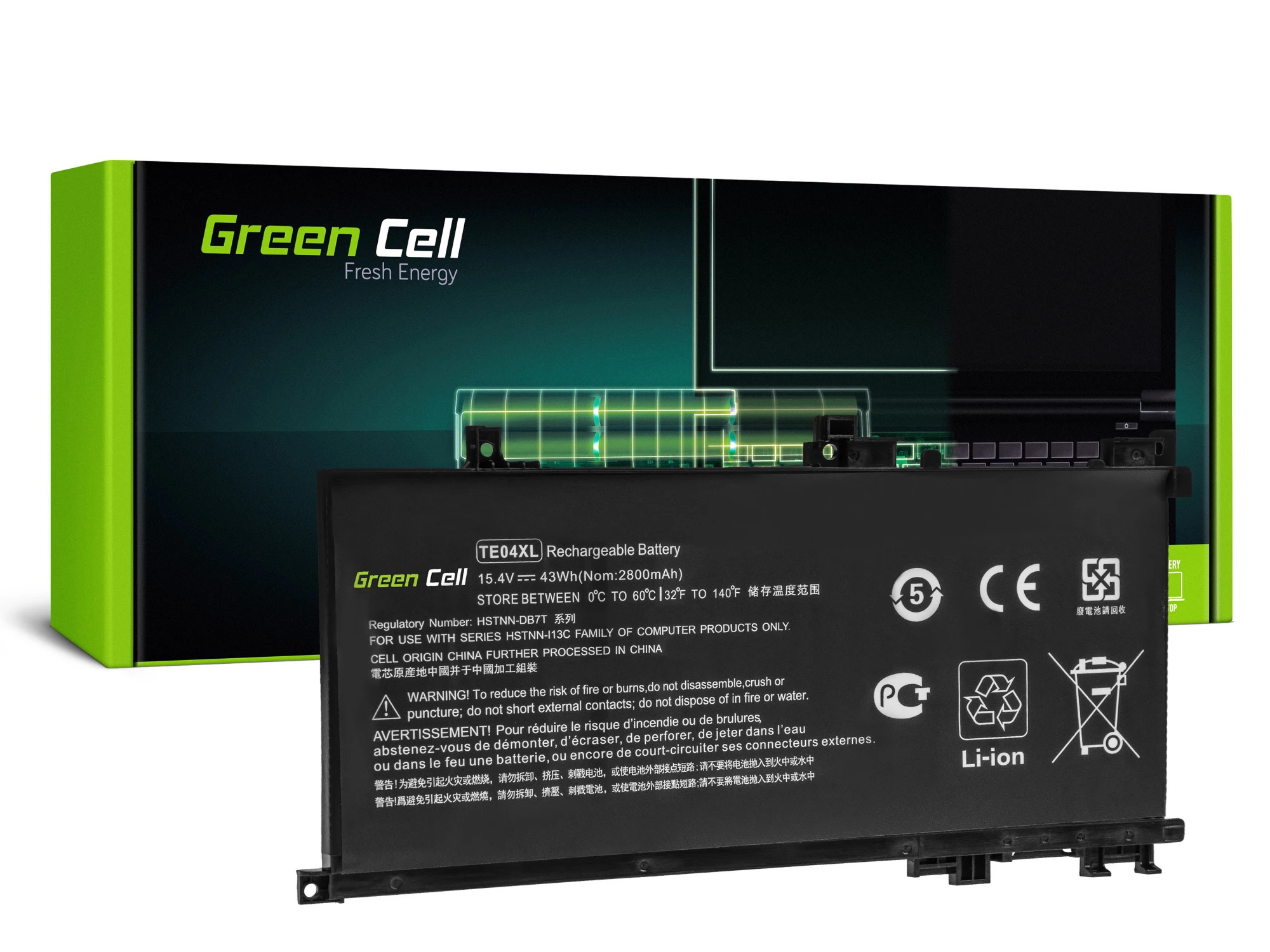 Akumulators Green Cell HP180 HP Omen