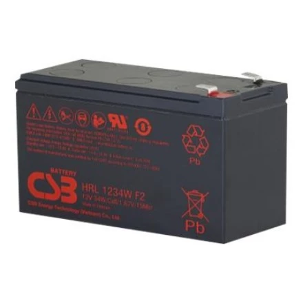 Noslēgts svina-skābes akumulators CSB Battery HRL1234W