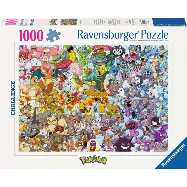 Puzle 1000 gabali Pokemon Challenge