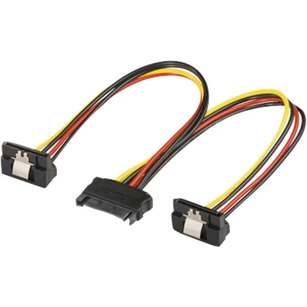 15-Pin SATA Y-Spēka Kabelis 20cm