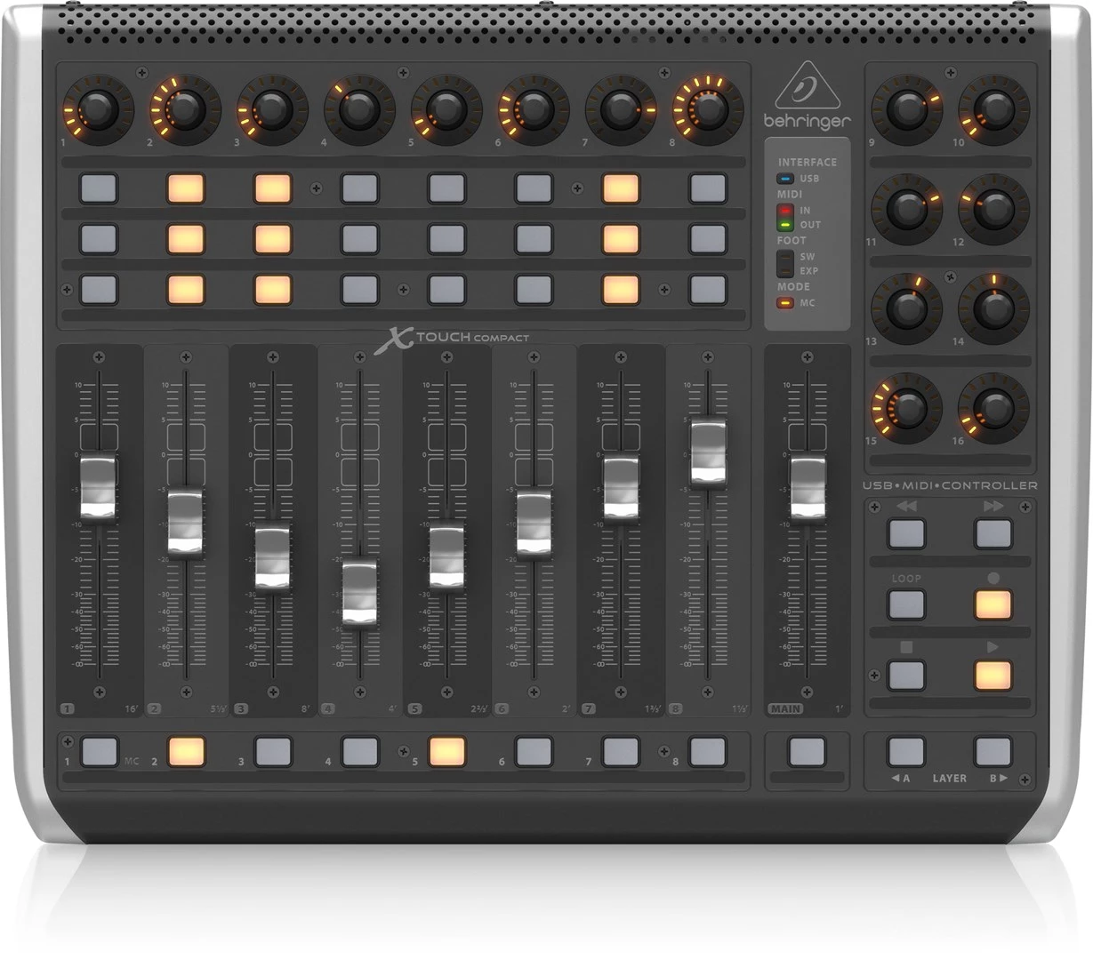Behringer X-TOUCH COMPACT MIDI tastatūra USB