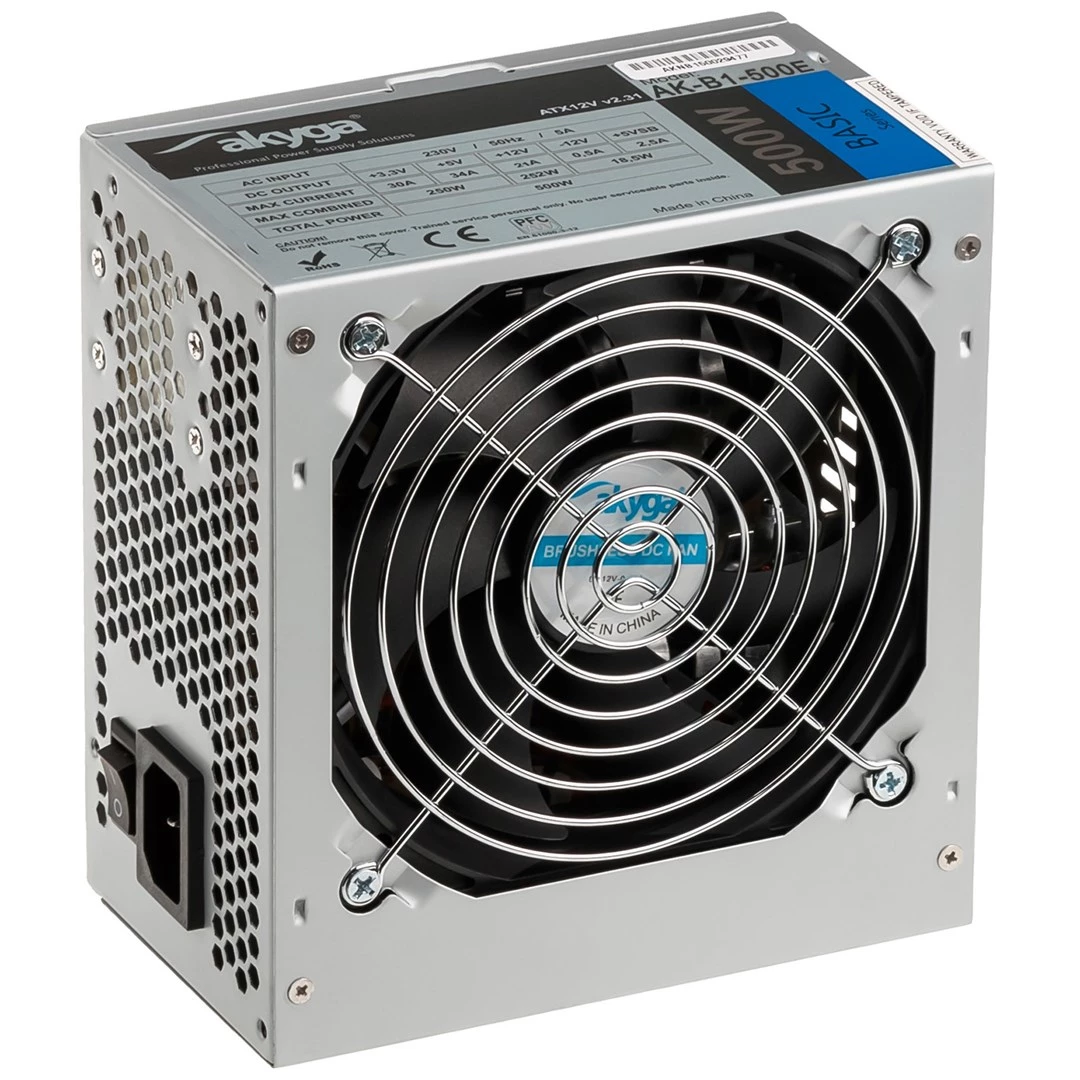Akyga AK-B1-500E ATX barošanas bloks 500