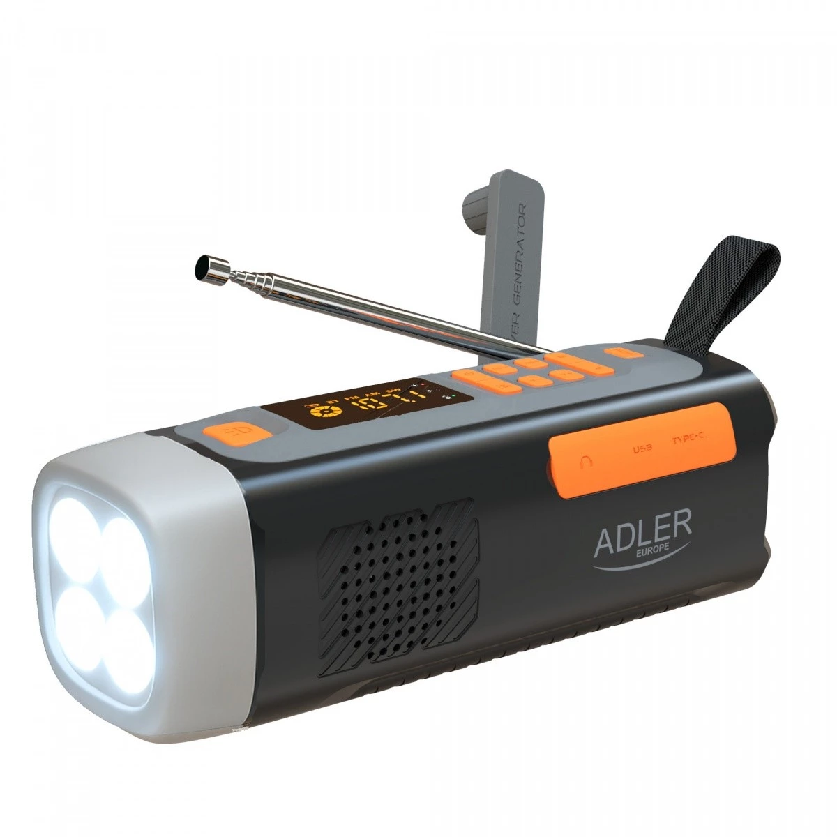 ADLE AD1920 Avārijas radio ar saules