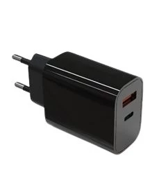 Sienas lādētājs 2x3A USB C +