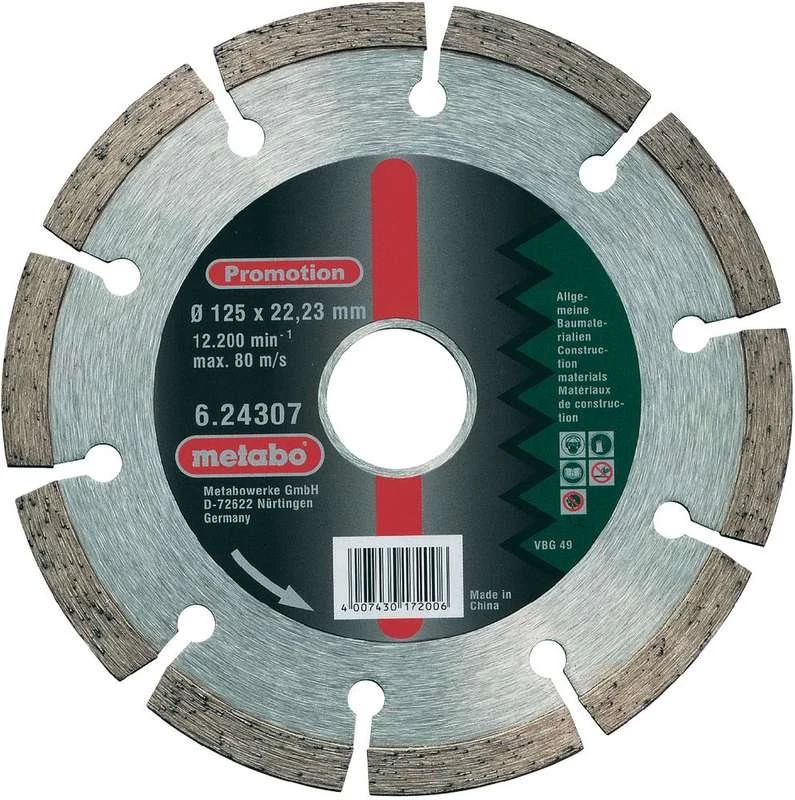 Metabo 624307000 griešanas disks, plakans centrs