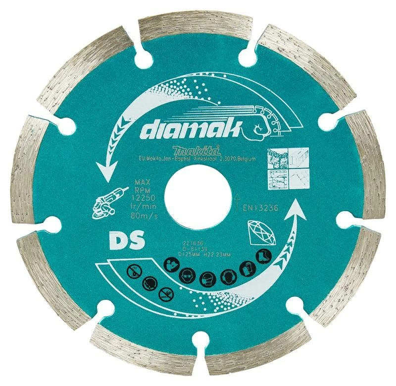 MAKITA DIAMOND BLADE 125x22,23mm SEGMENTS
