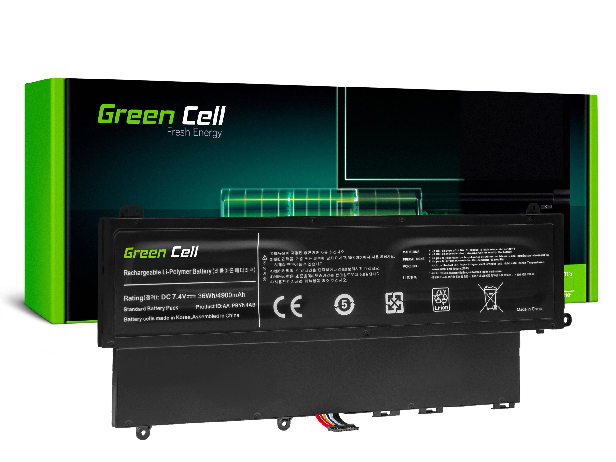 Green Cell AA-PBYN4AB akumulators Samsung 530U