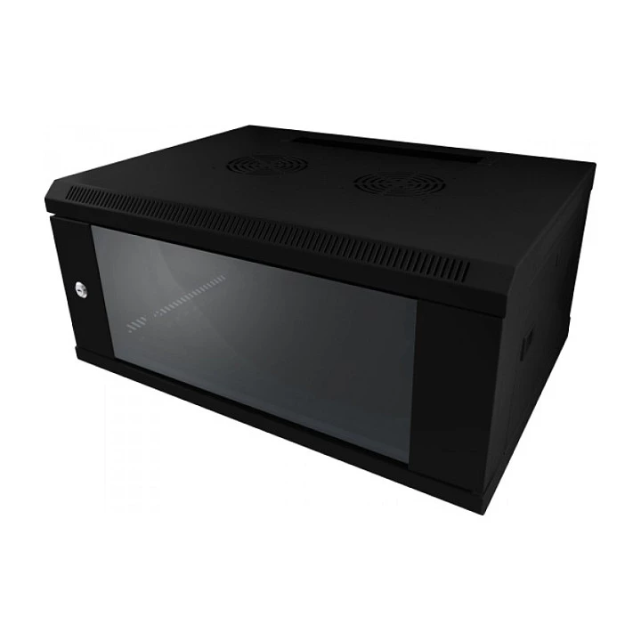 Sienas skapis ALLNET ALL-SMC6609SCHWARZ 9U, 600×600×503