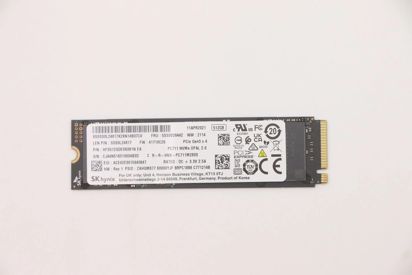 Lenovo M.2 280 PCIe 3