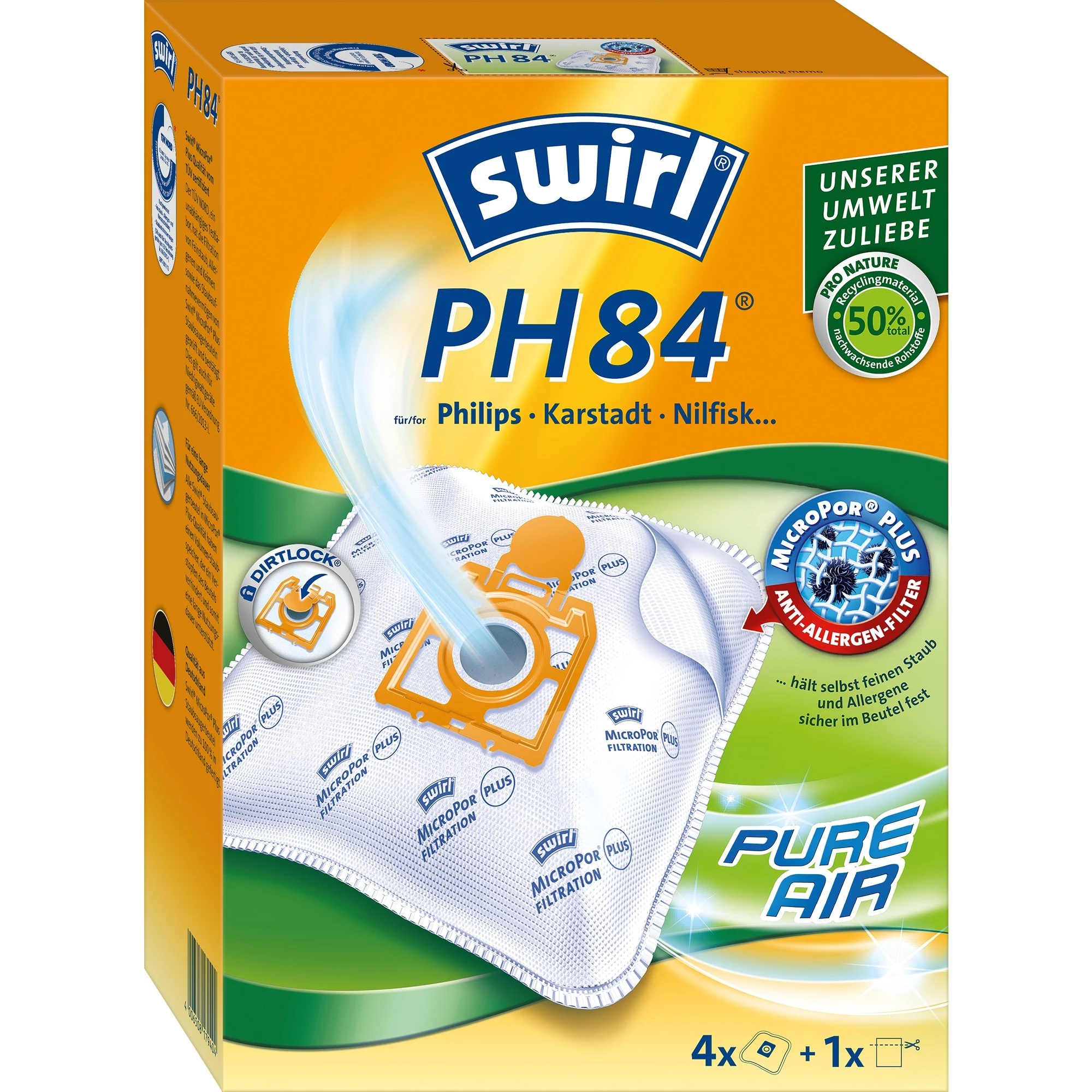 Swirl 179404 Rokas putekļsūcējs Zaļš