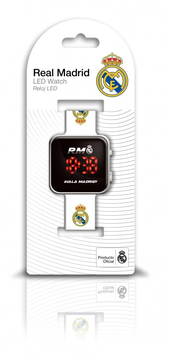 Bērnu pulkstenis Euroswan LED Real Madrid
