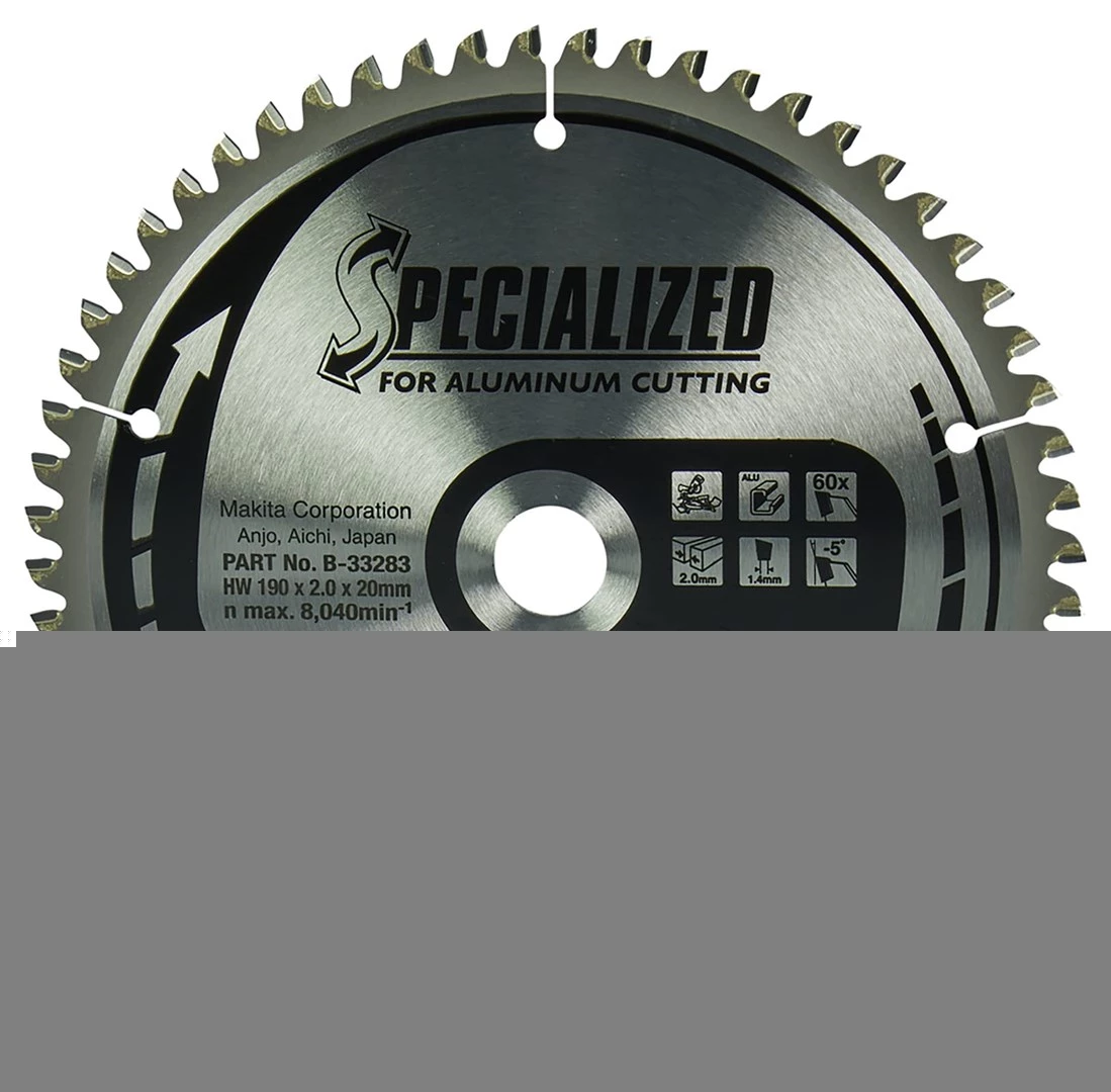 Speciāls zāģripas disks alumīnijam Specialized